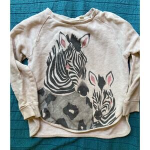 Soft Gallery Zebra Sweatshirt Momma & Me ~ Size 4 Years ~ So Sweet!